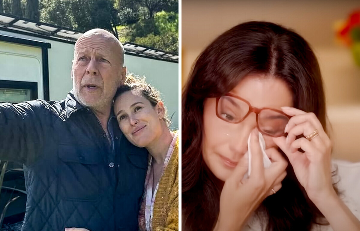 Esposa de Bruce Willis rebate críticas após transferir o ator para outra residência