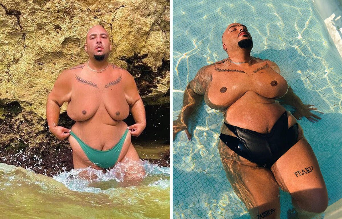 Modelo queer promove a positividade corporal e desafia estigmas de corpos plus size