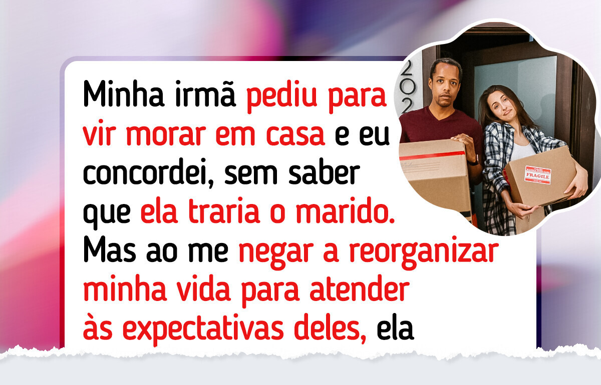 Decidi não sacrificar minha paz para agradar minha irmã e agora ela me culpa