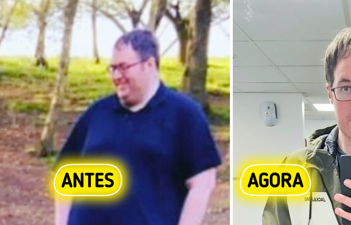 Ele perdeu metade do peso sem dieta, apenas com um hábito simples