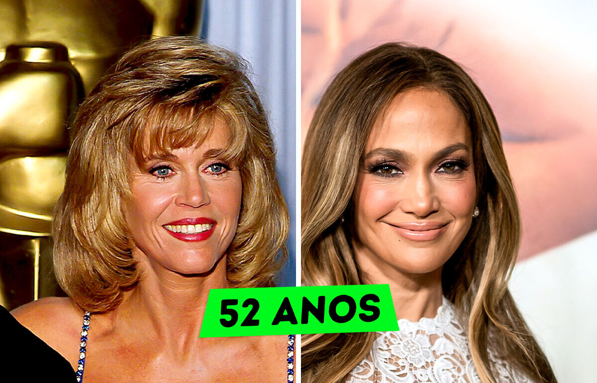 Celebridades de gerações distintas na mesma idade mostram que o encanto não mudou