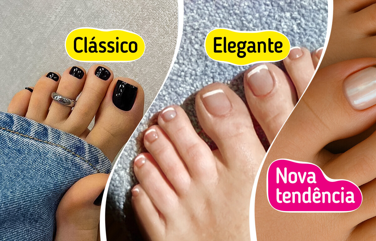 9 Ideias de pedicure perfeitas para usar com sandálias sem passar vergonha 9 Ideias de pedicure perfeitas para usar com sandálias sem passar vergonha