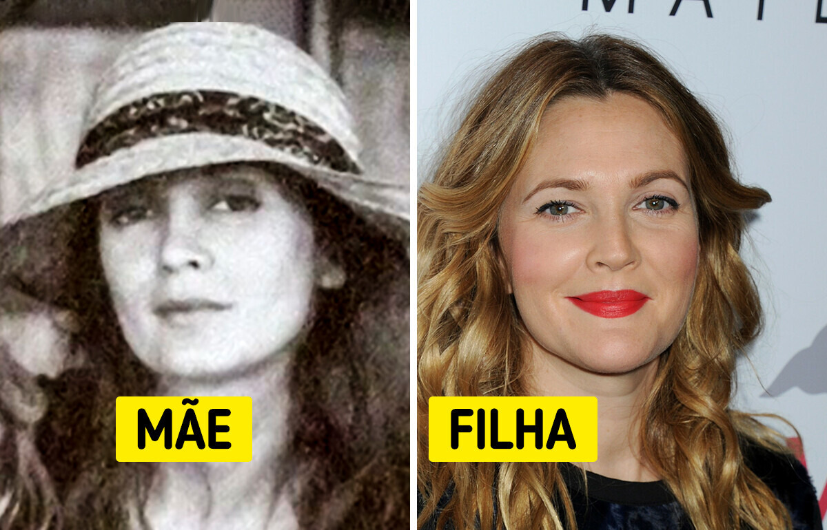 12 Celebridades que herdaram a cara das mães