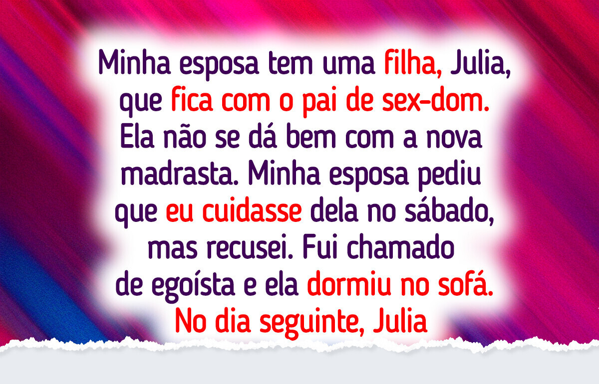 Gosto da minha rotina, dos meus hobbies e não vou abrir mão disso para ser babá de graça Gosto da minha rotina, dos meus hobbies e não vou abrir mão disso para ser babá de graça