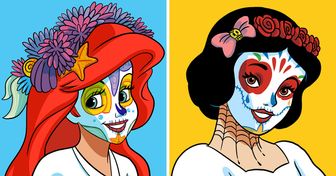 13 Princesas da Disney ficariam assim no “Dia dos Mortos”, com uma maquiagem linda “de morrer”