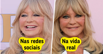 16 Comparações que revelam a diferença entre celebridades online e fotos profissionais