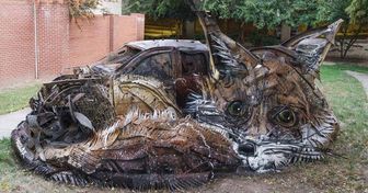 Artista transforma lixo em esculturas espetaculares (alertando para a necessidade de proteger o Planeta)