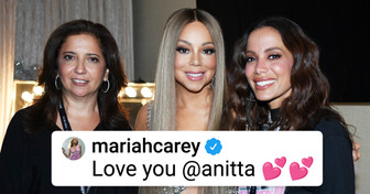 Anitta aproveita amizade com Mariah Carey e realiza o sonho da tia