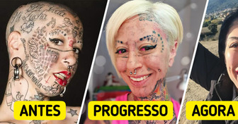 A mulher mais tatuada da Espanha revela a razão pela qual apagou a maioria das tatuagens de seu rosto