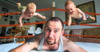 O divertido projeto fotográfico que um pai resolveu criar com seus filhos gêmeos