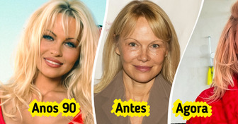 Pamela Anderson surpreendeu ao usar sua icônica maquiagem dos anos 90
