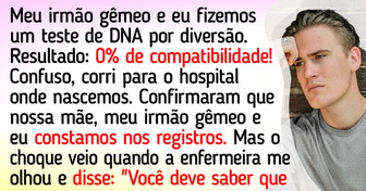 Meu gêmeo e eu fizemos um teste de DNA por diversão, mas descobrimos um chocante segredo de família