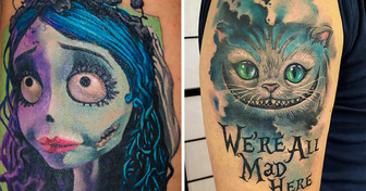 18+ Pessoas que decidiram fazer lindas tatuagens inspiradas nos universos criados por Tim Burton
