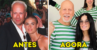 Demi Moore e Bruce Willis se mantêm próximos após o divórcio, e foi assim que eles conseguiram