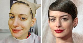 18 Fotos de famosas que as mostram antes e depois da maquiagem