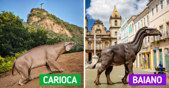 Como estes 15 animais extintos seriam se habitassem pontos turísticos brasileiros