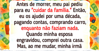 Sustentei minha família por anos, e eles me traíram quando minha esposa engravidou