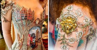 Desenhista francesa cria vestidos que parecem saídos de contos de fadas