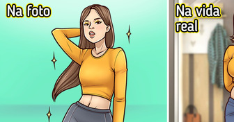 14 Quadrinhos sobre como as roupas podem aparentar diferentes das campanhas publicitárias em corpos reais