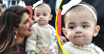 A primeira aparição pública de Nick Jonas e Priyanka Chopra com a filha Malti e, finalmente, podemos ver seu rostinho fofo