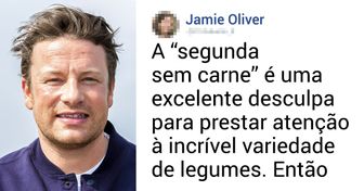 Jamie Oliver e outras estrelas não comem carne às segundas-feiras (e nos recomendam a fazer o mesmo)