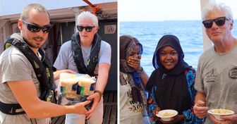Richard Gere leva água e alimentos para refugiados em barco no mediterrâneo, um gesto admirável