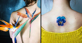 Uma tatuadora e os desenhos de flores que fazem o maior sucesso