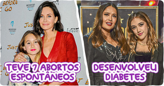 13 Celebridades que desafiaram os tabus da maternidade ao terem filhos depois dos 40