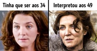 Como eram os atores quando tinham a idade de seu personagem