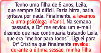 Minha filha assustou sua terapeuta, que revelou uma verdade difícil de encarar