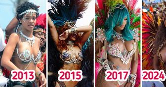 Rihanna se transforma em uma fascinante deusa do Carnaval no Crop Over