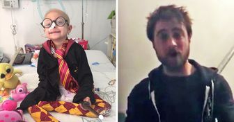 Daniel Radcliffe realizou o sonho de Gigi, una menina com câncer que queria conhecer o Harry Potter