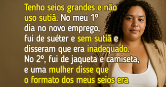 Mulher se recusa a usar sutiã no trabalho e sofre críticas cruéis dos colegas