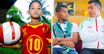 A história do “filho adotivo” de Cristiano Ronaldo, sobrevivente de um tsunami que diminuiu sua família