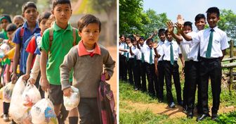 Escola na Índia recebe pagamento pela matrícula em resíduos de plástico em vez de dinheiro (e essa é uma ótima ideia)