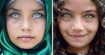 Fotógrafo turco registra a beleza de olhos de crianças que mais parecem pedras preciosas