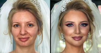 20+ Fotos emocionantes de antes e depois da maquiagem em noivas