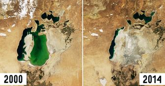 A Terra antes e depois. Fotos da NASA que vão te deixar de queixo caído