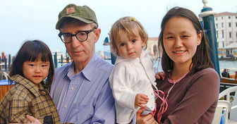 “Não o víamos como pai”, a história polêmica do casamento de Woody Allen com a filha da sua ex-mulher