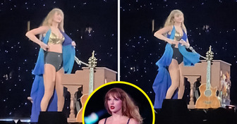 Taylor Swift incendeia palco: Vestido rasga em momento épico durante o show