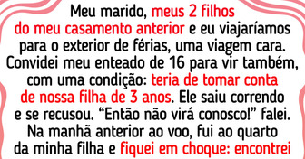 Decidi excluir meu enteado das férias em família e agora enfrento as consequências