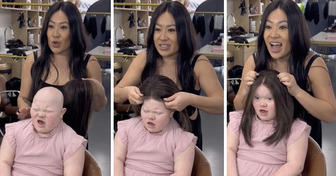 Emocionante momento: Garota com alopecia recebe sua primeira peruca