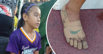 Menina ganha 3 medalhas de ouro com tênis desenhados nos pés e vê sua vida mudar após foto se espalhar pela web