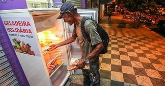 A história da geladeira solidária e como ela pode mudar a vida de pessoas em situação de rua