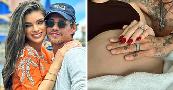 Marc Anthony está esperando o sétimo filho, o primeiro com sua jovem esposa Nadia Ferreira