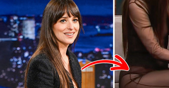 Dakota Johnson brilha com “vestido da vingança” após término e causa em programa