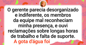 12 Internautas que ficaram tão chocados com seus novos empregos que desistiram logo no começo