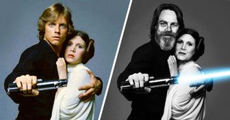 Os atores de Star Wars antes e depois