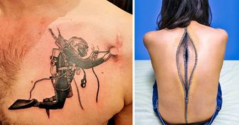 Estas tatuagens transformaram cicatrizes em obras de arte