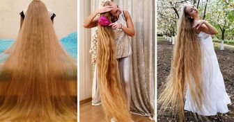 Conhecemos a mulher famosa por seu cabelo no estilo Rapunzel, e ela nos contou sua história